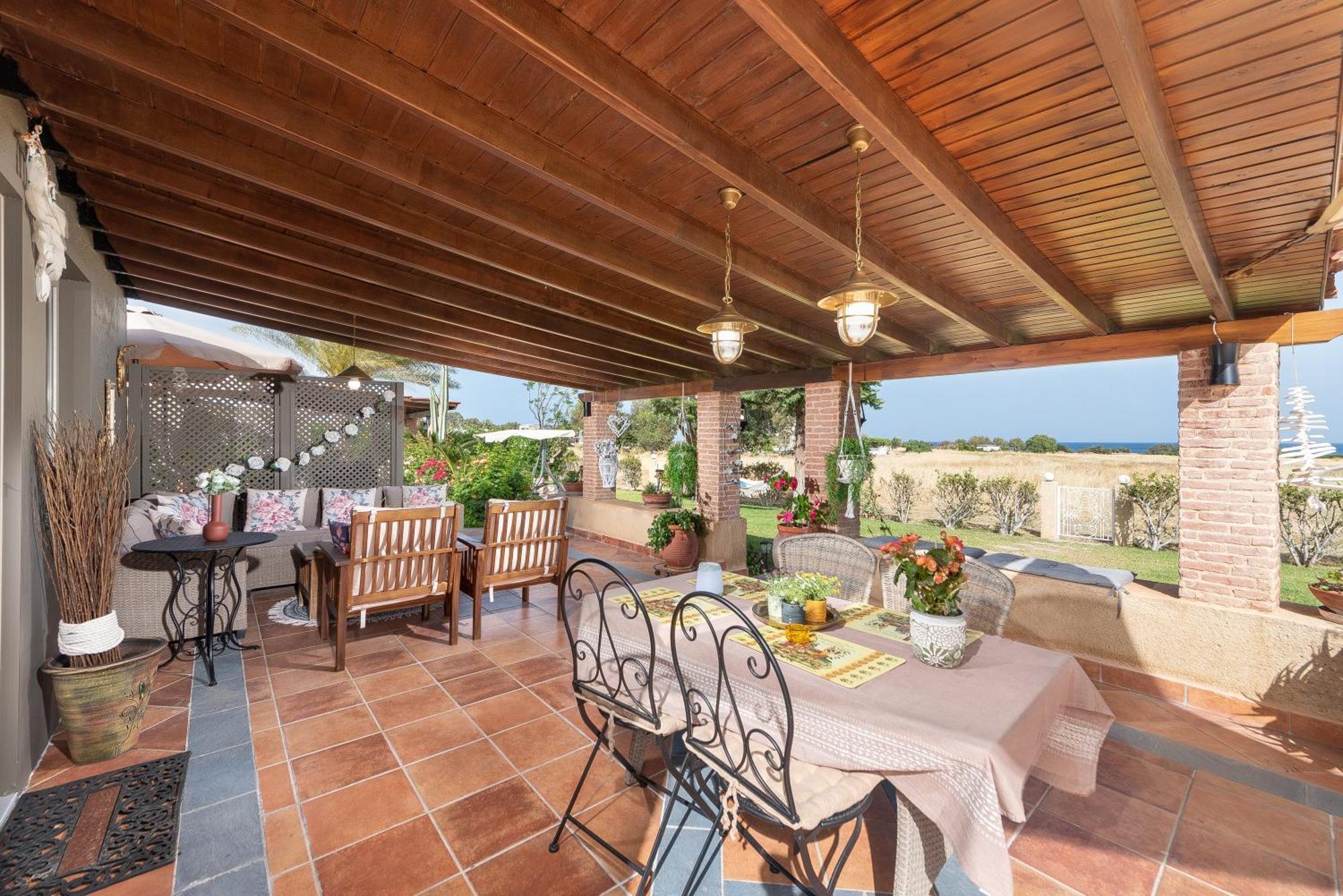 Aelia Sea View Bungalow Gennadi Bagian luar foto