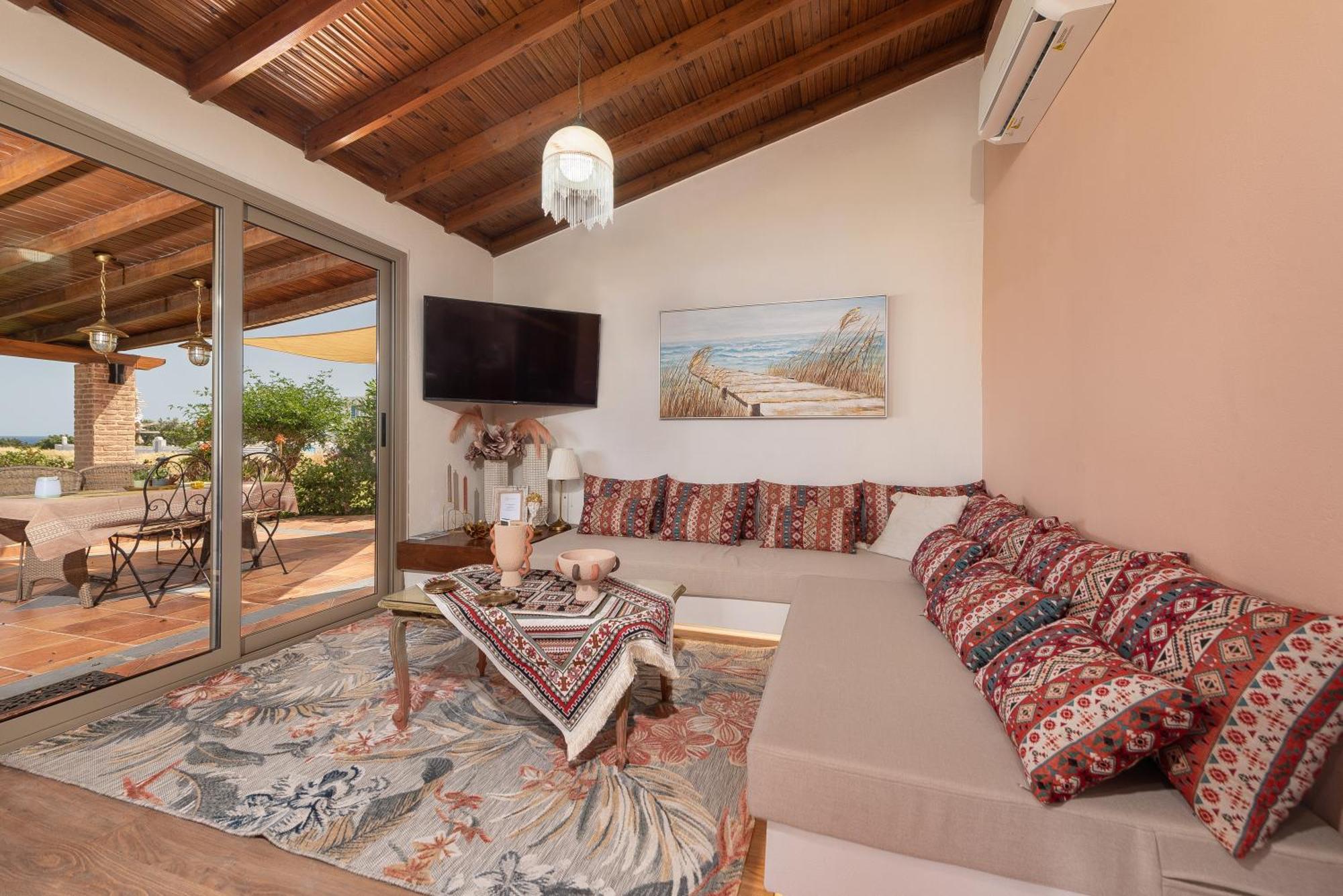 Aelia Sea View Bungalow Gennadi Bagian luar foto